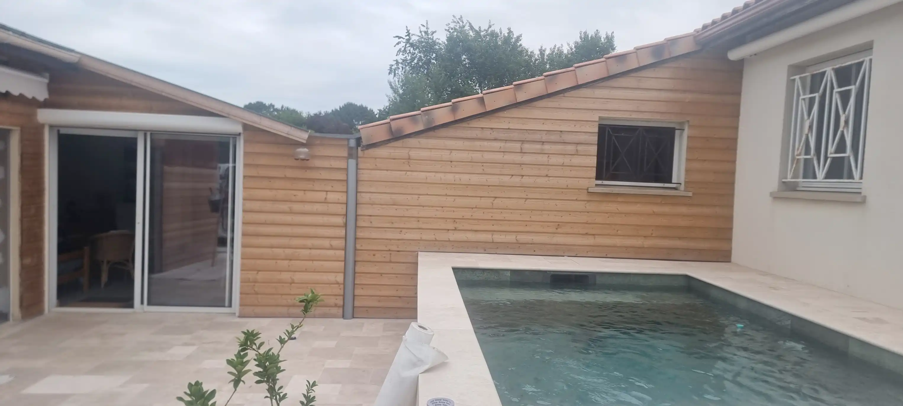 Chalet avant peinture - GEC Aquitaine 33 Cestas